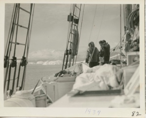 Image: On deck- Miriam, Doc, Fred
